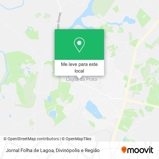Jornal Folha de Lagoa mapa
