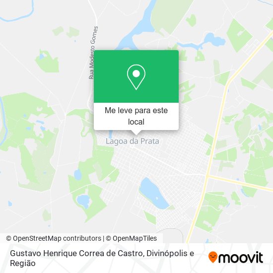 Gustavo Henrique Correa de Castro mapa