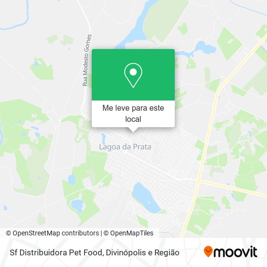 Sf Distribuidora Pet Food mapa