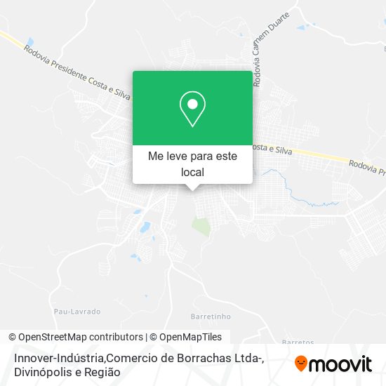 Innover-Indústria,Comercio de Borrachas Ltda- mapa