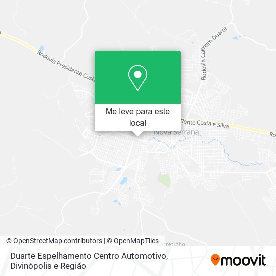 Duarte Espelhamento Centro Automotivo mapa