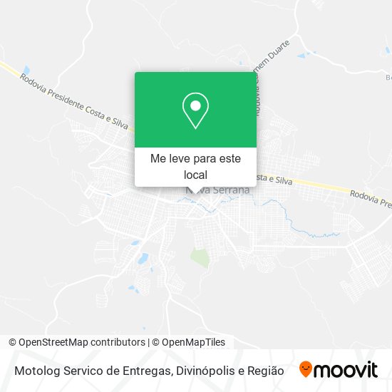 Motolog Servico de Entregas mapa