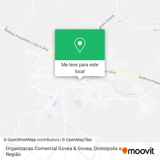 Organizacao Comercial Govea & Govea mapa