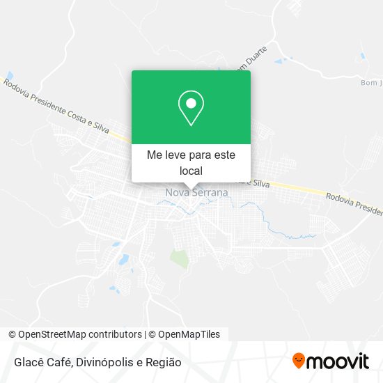 Glacê Café mapa