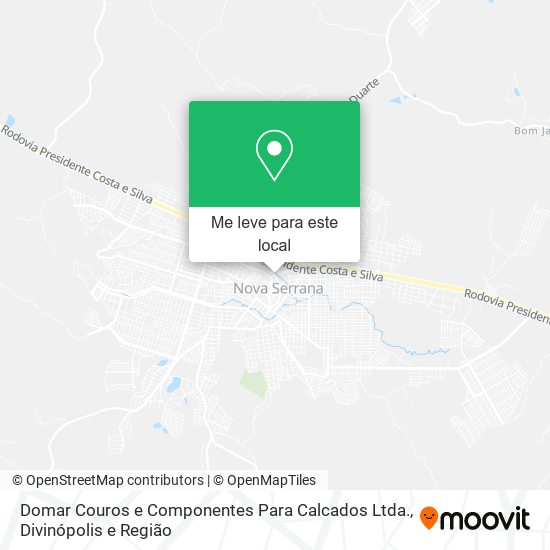 Domar Couros e Componentes Para Calcados Ltda. mapa