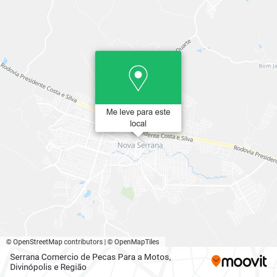 Serrana Comercio de Pecas Para a Motos mapa