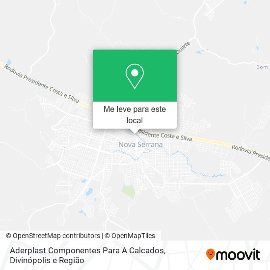 Aderplast Componentes Para A Calcados mapa