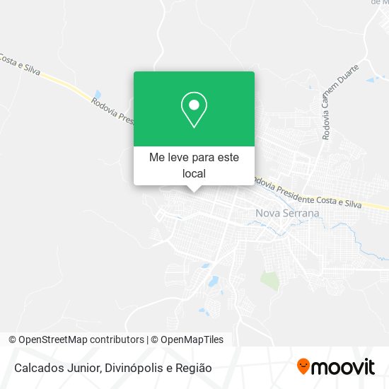 Calcados Junior mapa