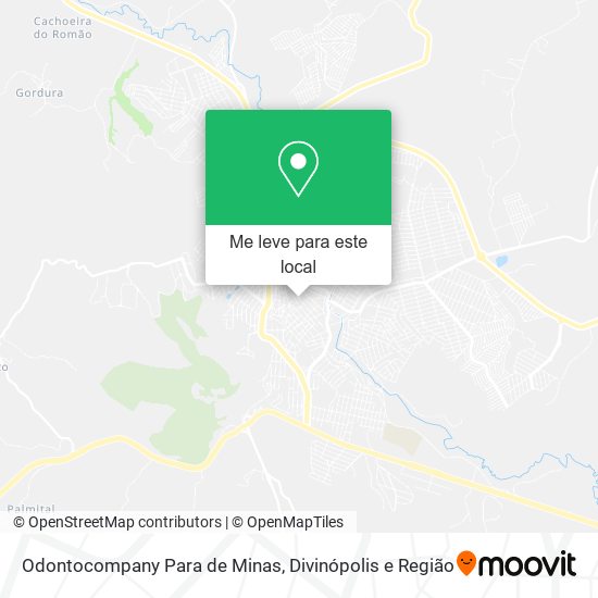 Odontocompany Para de Minas mapa