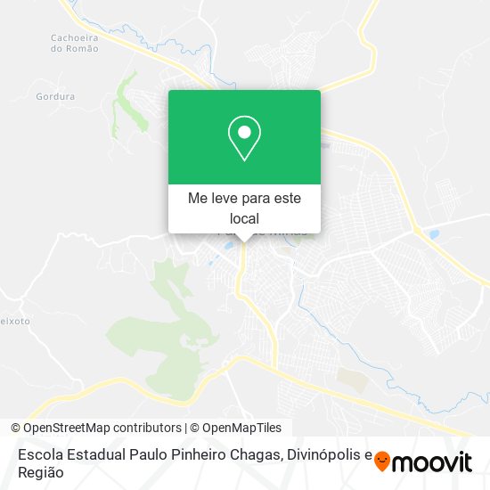 Escola Estadual Paulo Pinheiro Chagas mapa