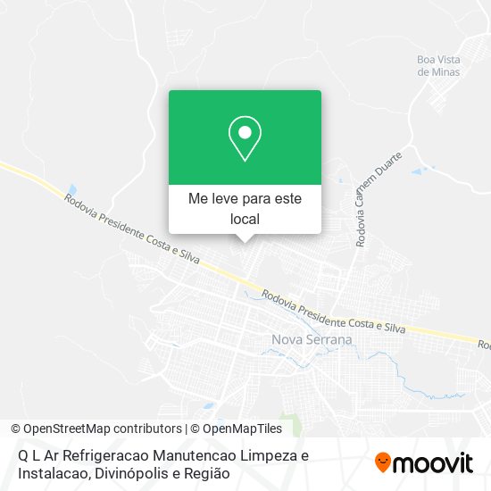 Q L Ar Refrigeracao Manutencao Limpeza e Instalacao mapa