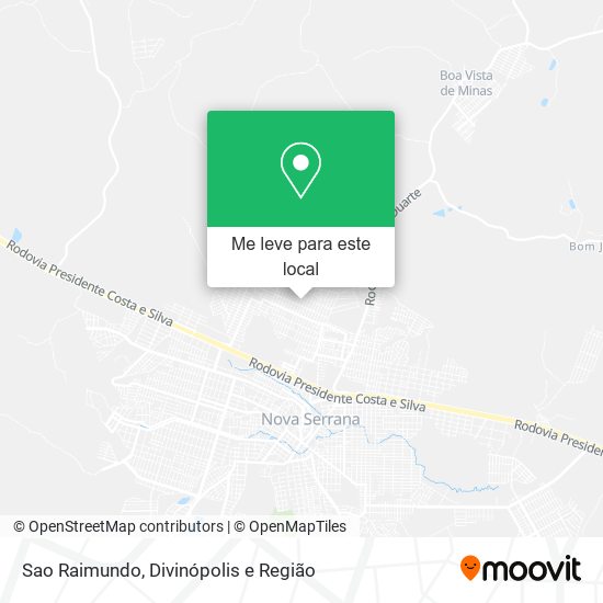 Sao Raimundo mapa