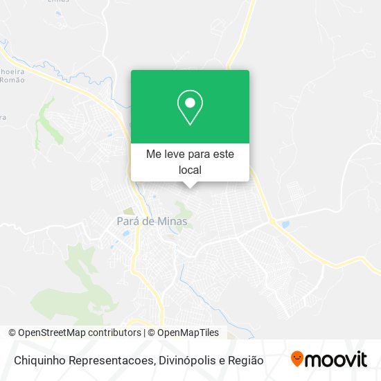 Chiquinho Representacoes mapa