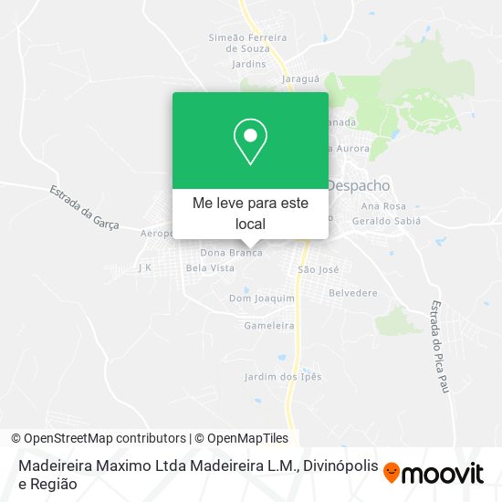 Madeireira Maximo Ltda Madeireira L.M. mapa