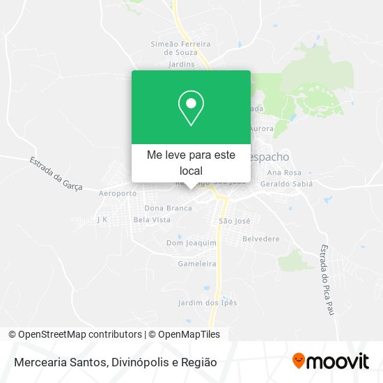 Mercearia Santos mapa