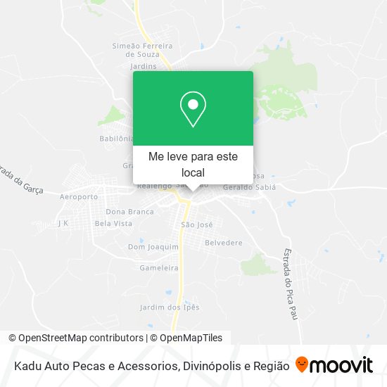 Kadu Auto Pecas e Acessorios mapa