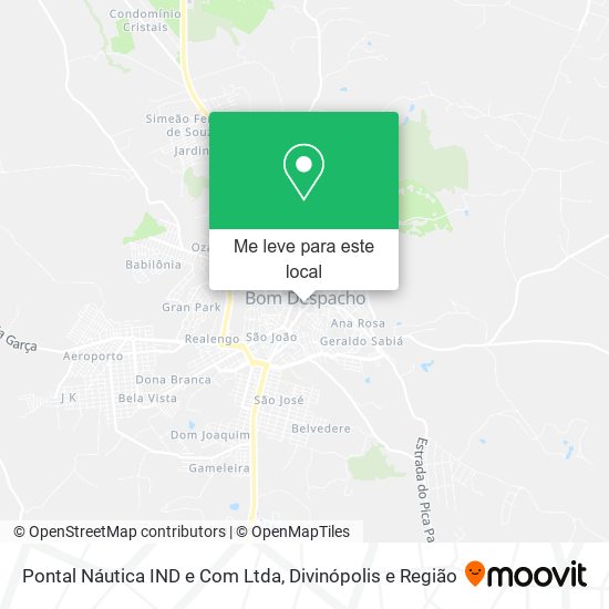 Pontal Náutica IND e Com Ltda mapa