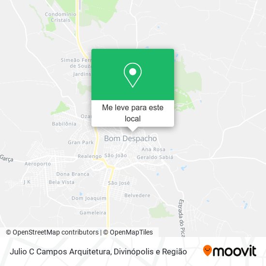 Julio C Campos Arquitetura mapa
