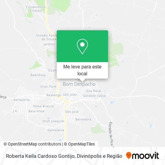 Roberta Keila Cardoso Gontijo mapa