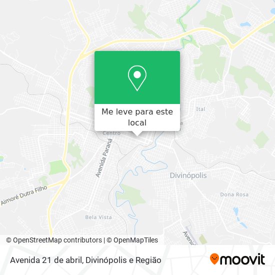 Avenida 21 de abril mapa