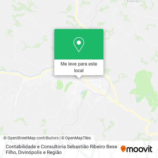 Contabilidade e Consultoria Sebastião Ribeiro Bese Filho mapa