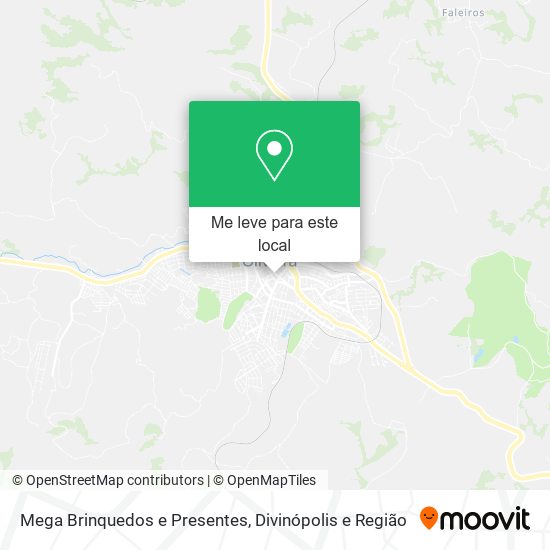 Mega Brinquedos e Presentes mapa