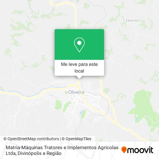 Matria-Máquinas Tratores e Implementos Agrícolas Ltda mapa