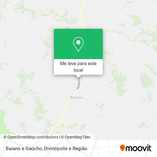 Baiano e Gaúcho mapa