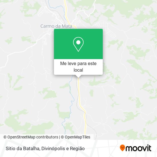 Sitio da Batalha mapa