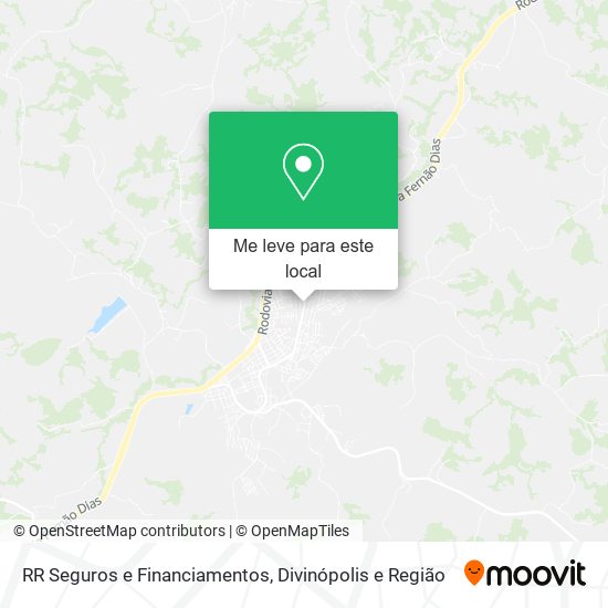 RR Seguros e Financiamentos mapa