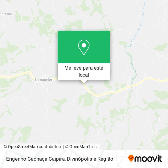 Engenho Cachaça Caipira mapa