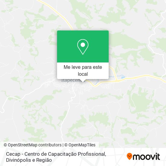 Cecap - Centro de Capacitação Profissional mapa