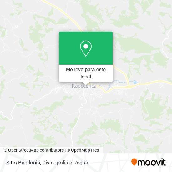 Sitio Babilonia mapa