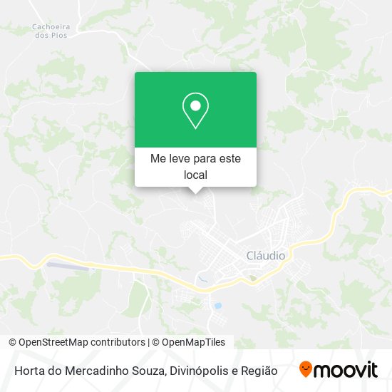 Horta do Mercadinho Souza mapa