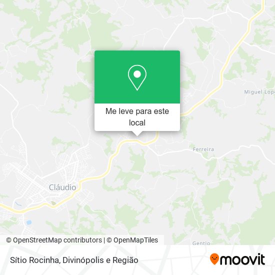 Sítio Rocinha mapa
