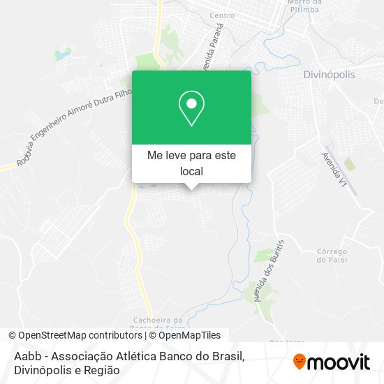 Aabb - Associação Atlética Banco do Brasil mapa