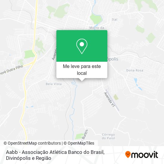 Aabb - Associação Atlética Banco do Brasil mapa