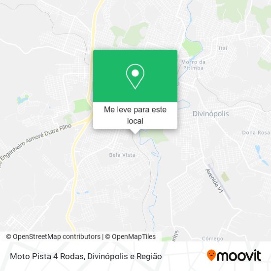 Moto Pista 4 Rodas mapa