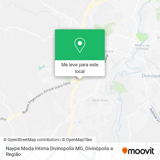 Naype Moda Intima Divinopolis MG mapa