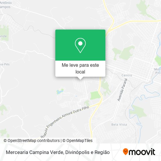 Mercearia Campina Verde mapa