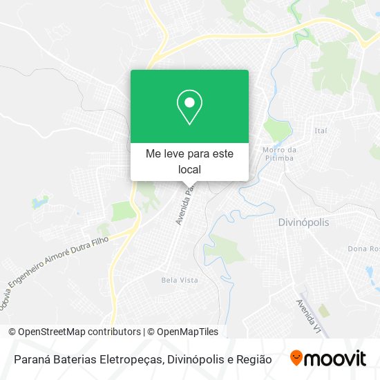 Paraná Baterias Eletropeças mapa