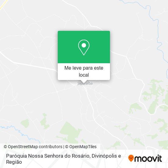 Paróquia Nossa Senhora do Rosário mapa