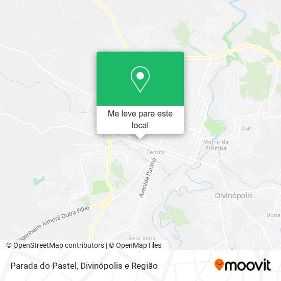 Parada do Pastel mapa