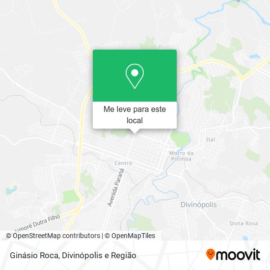 Ginásio Roca mapa