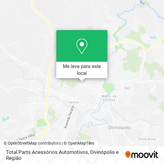 Total Parts Acessórios Automotivos mapa