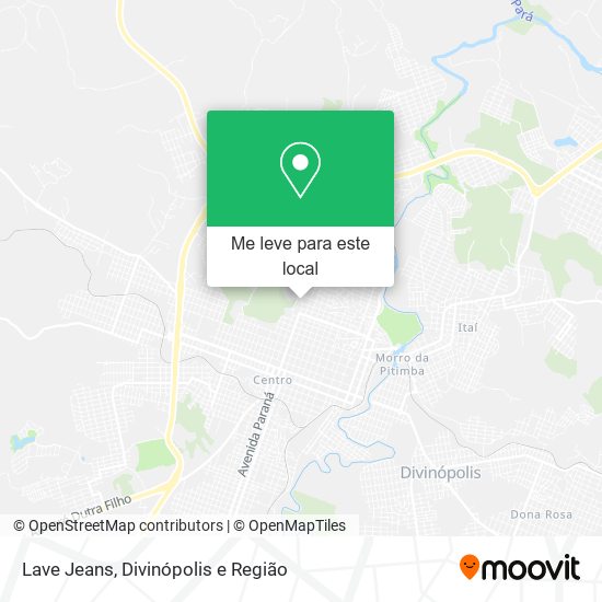 Lave Jeans mapa