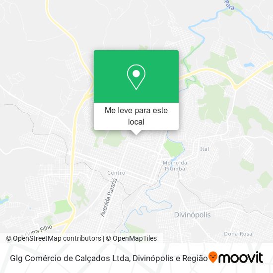 Glg Comércio de Calçados Ltda mapa