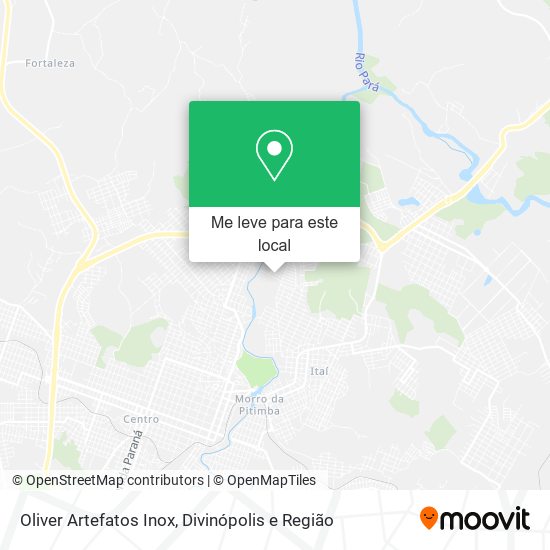 Oliver Artefatos Inox mapa