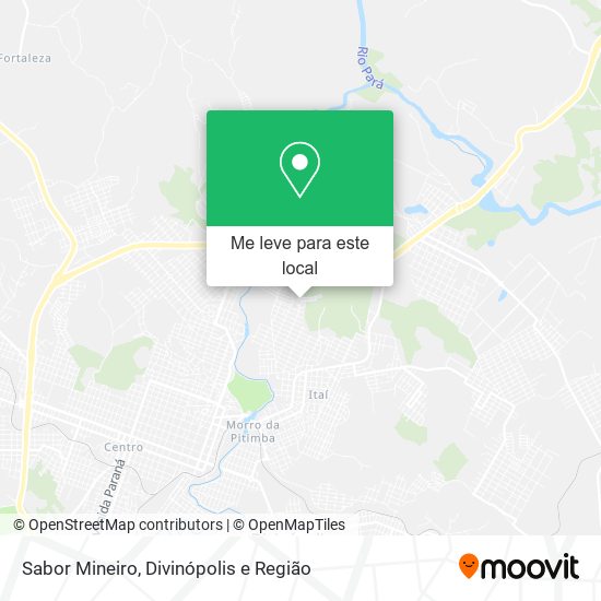 Sabor Mineiro mapa