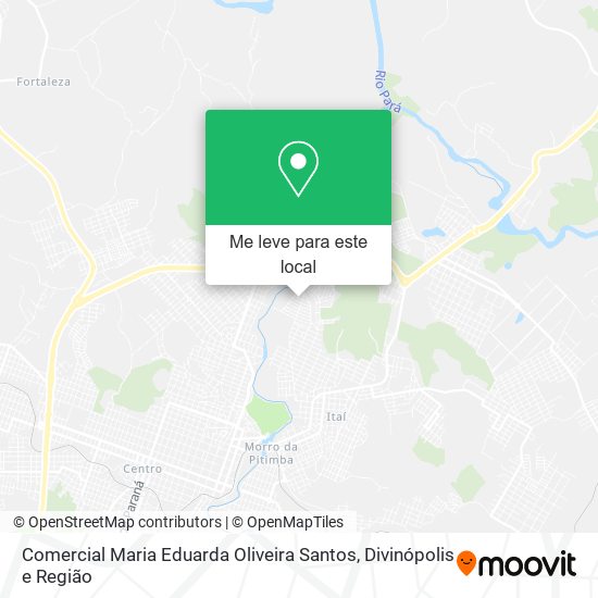 Comercial Maria Eduarda Oliveira Santos mapa